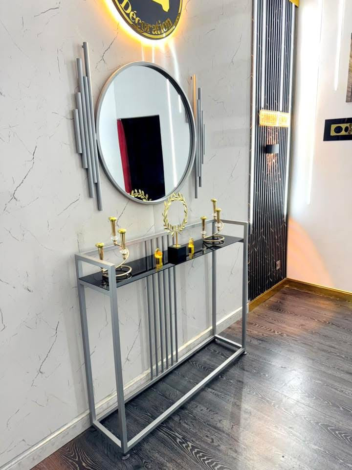 console avec miroir