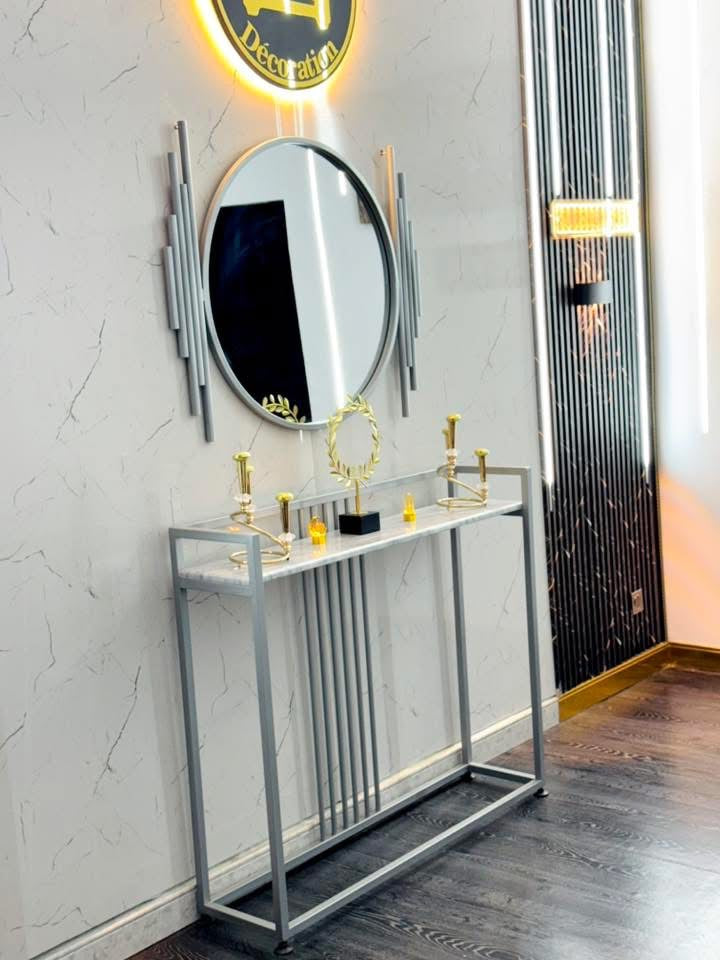console avec miroir