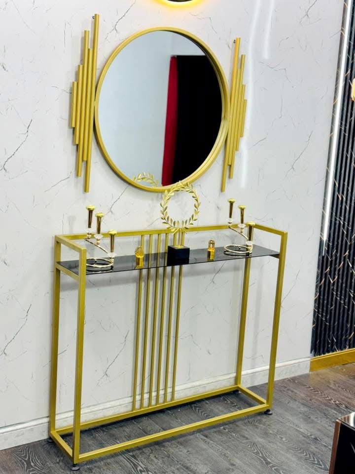 console avec miroir
